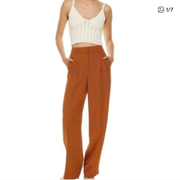 Aritzia Wilfred The Effortless high rise wide leg Pant